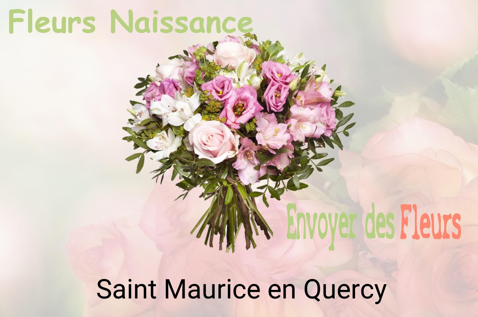 Bouquet de fleurs de naissance livré à Saint-Maurice-en-Quercy